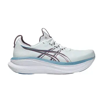 ASICS Women's GEL-Nimbus 28 D Wide Arctic Blue Velvet Purple - 1