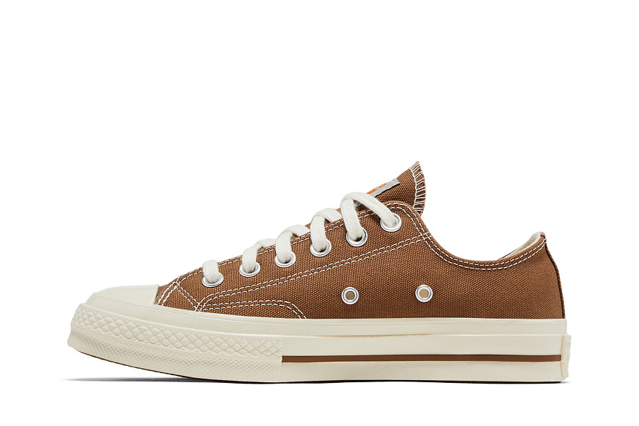 Фото № 4 с приближением к товару «‎Carhartt WIP x Converse Chuck 70 Low Hamilton Brown»