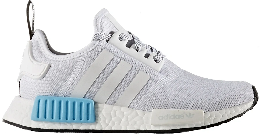 Фото № 1 с приближением к товару «‎adidas NMD R1 Bright Cyan (Youth)»