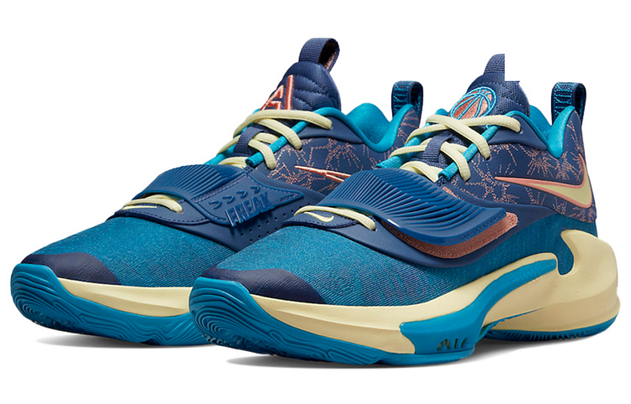 Фото № 3 с приближением к товару «‎Nike Zoom Freak 3 Basketball Shoes Blue»