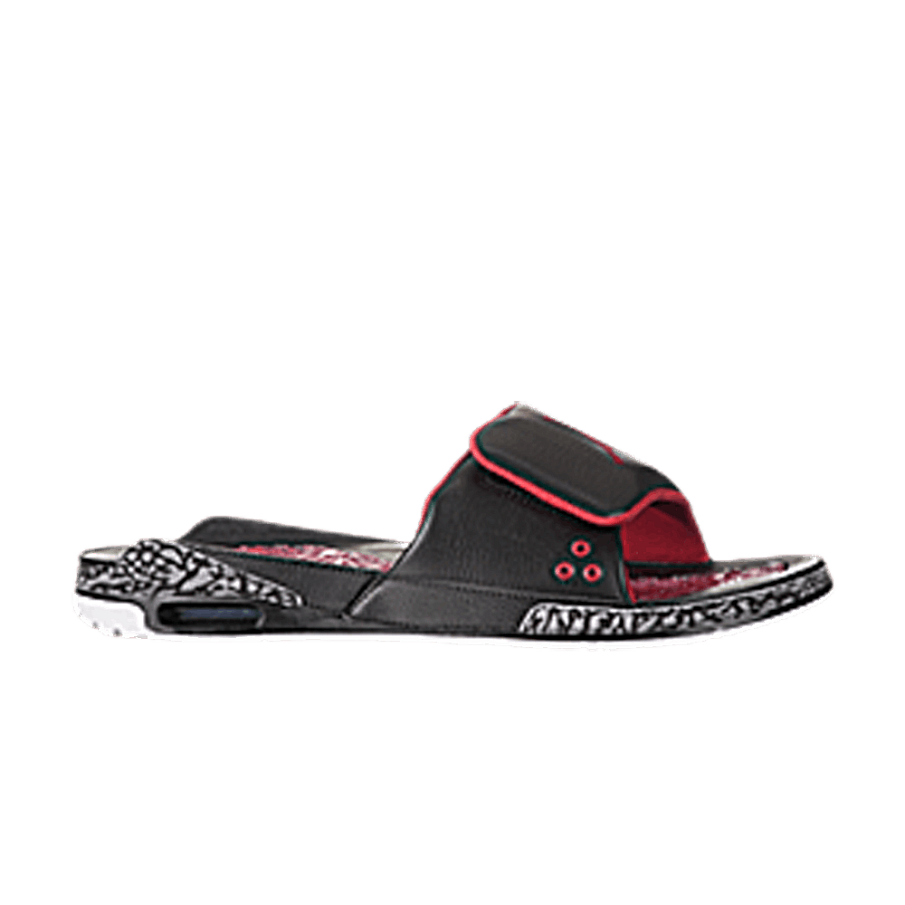 Фото № 1 с приближением к товару «‎Air Jordan 3 Slide Black Cement Grey»