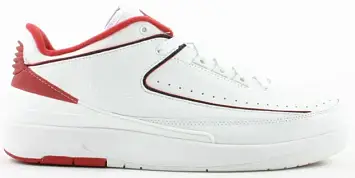 Jordan 2 Retro Low White Varsity Red