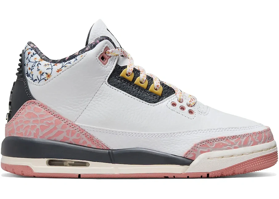 Фото № 1 с приближением к товару «‎Jordan 3 Retro Vintage Floral »