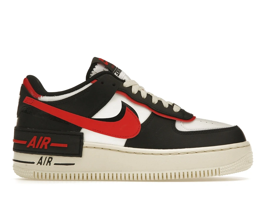 Фото № 1 с приближением к товару «‎Nike Air Force 1 Low Shadow Summit White University Red Black »