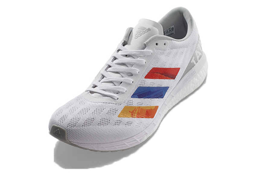 Фото № 4 с приближением к товару «‎adidas Adizero Boston 9 WhiteGrey»