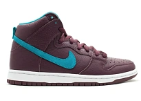 Фото № 1 с приближением к товару «‎Nike SB Dunk High Deep Burgundy Aquamarine»