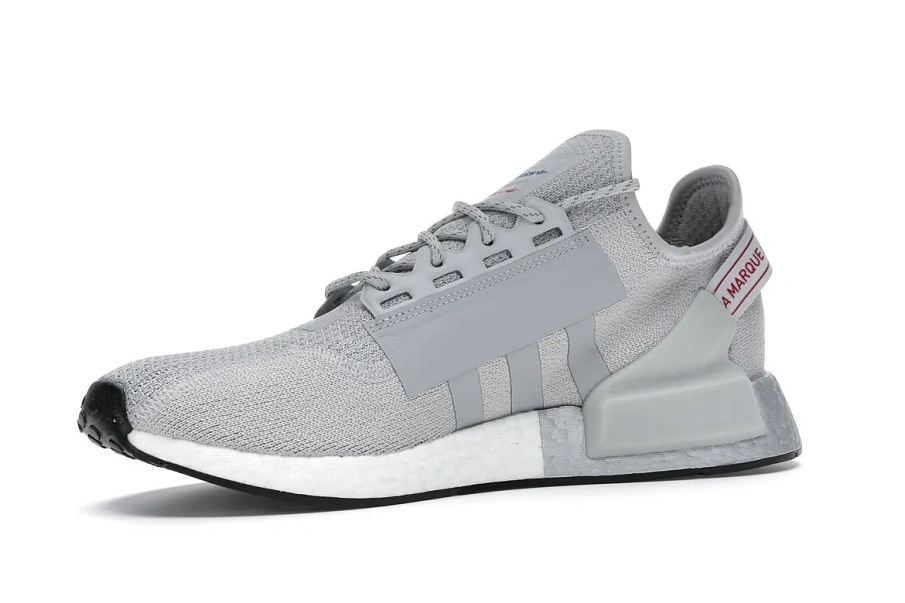 Фото № 4 с приближением к товару «‎adidas NMD V2 Grey Two Silver Metallic»