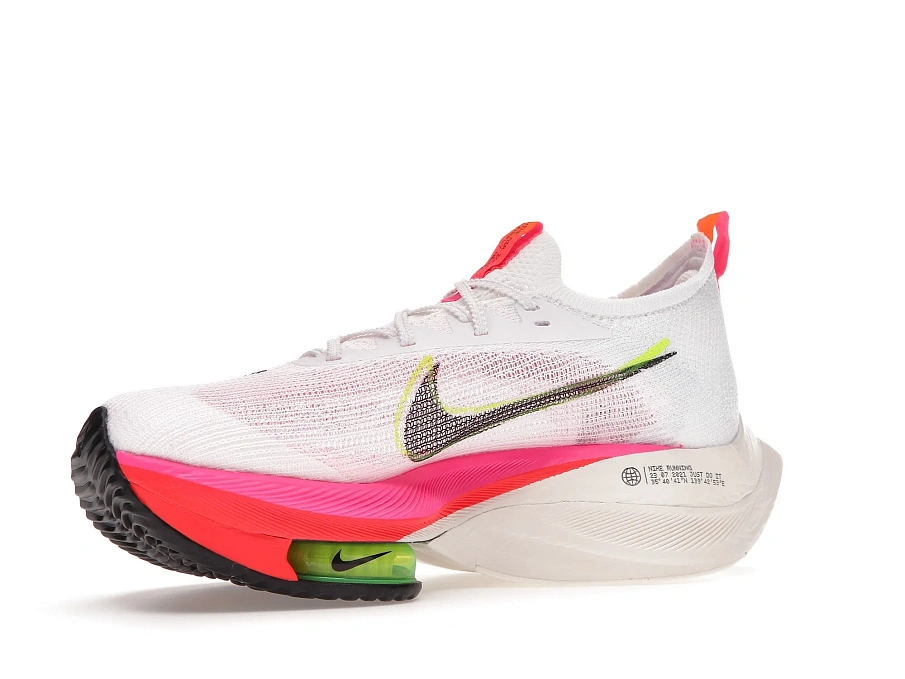 Фото № 2 с приближением к товару «‎Nike Air Zoom Alphafly Next% Flyknit White Pink»