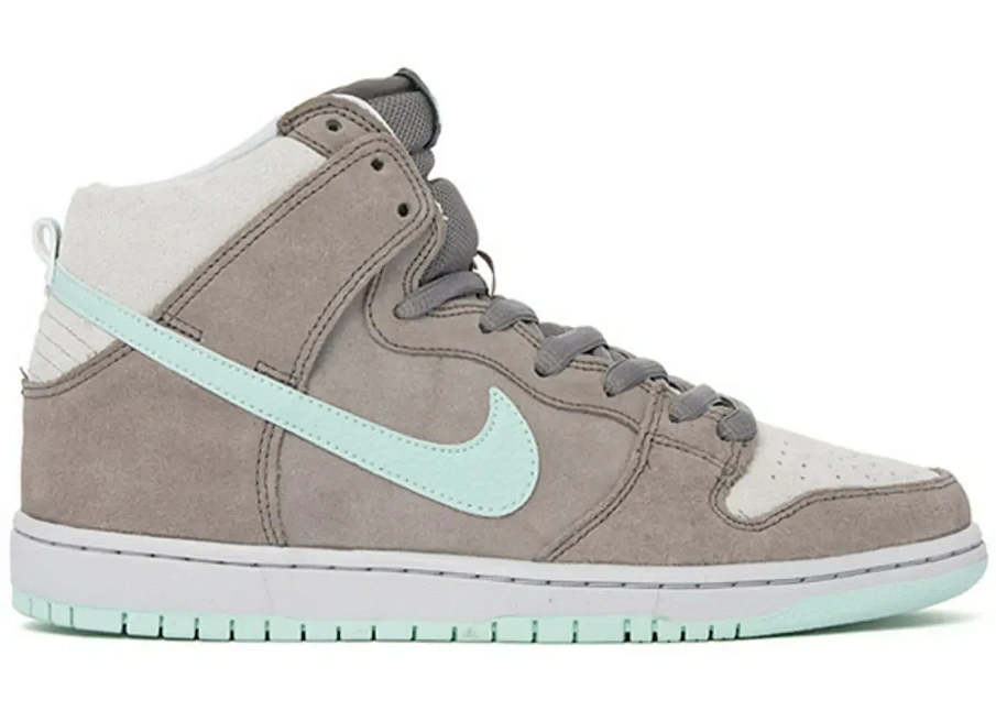 Фото № 1 с приближением к товару «‎Nike SB Dunk High Soft Grey Mint»