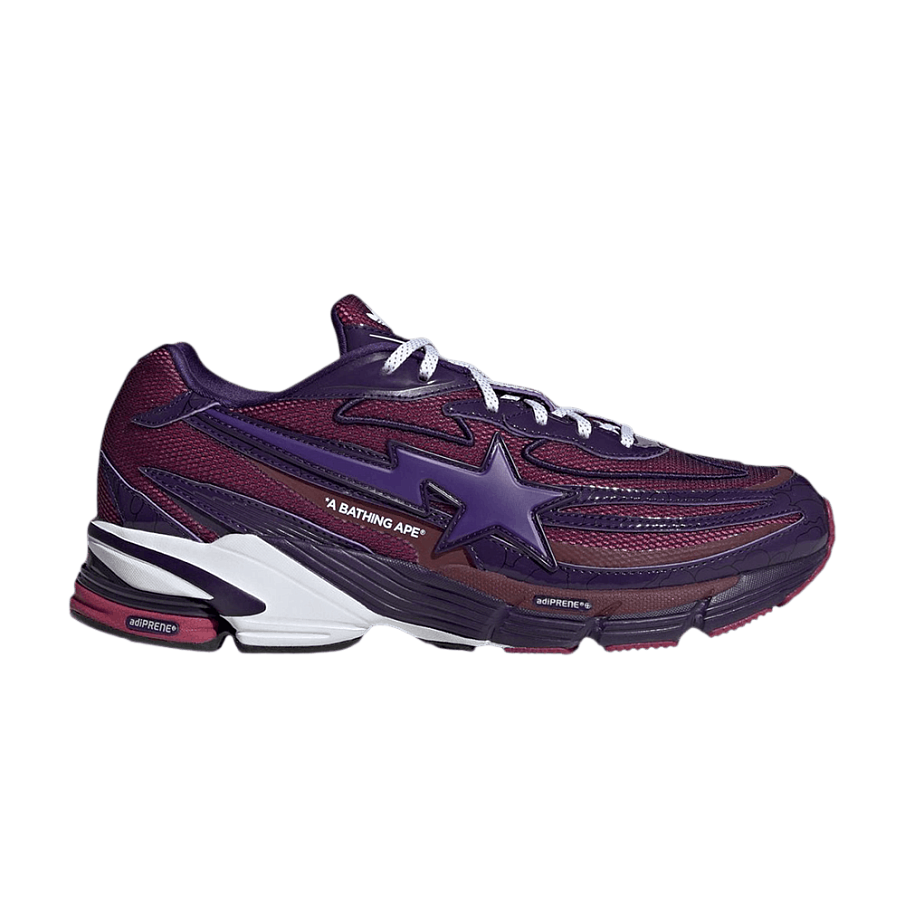 Фото № 1 с приближением к товару «‎BAPE x adidas Orketro Dark Purple»