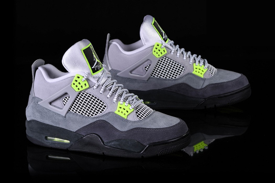 Фото № 2 с приближением к товару «‎Nike Air Jordan 4 Retro SE Neon »
