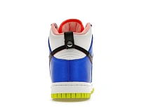 Фото № 4 с приближением к товару «‎Nike Dunk High Blue Satin »