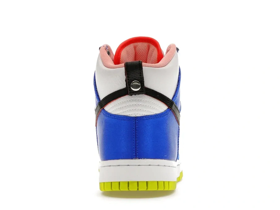 Фото № 4 с приближением к товару «‎Nike Dunk High Blue Satin »