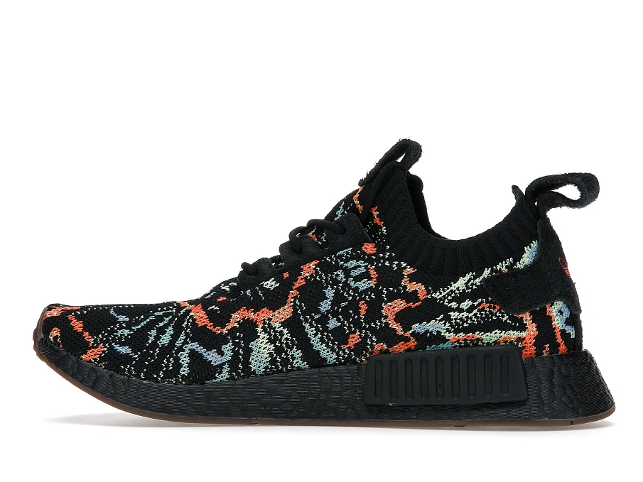 Фото № 5 с приближением к товару «‎adidas NMD R1 Primeknit Black Multicolor»