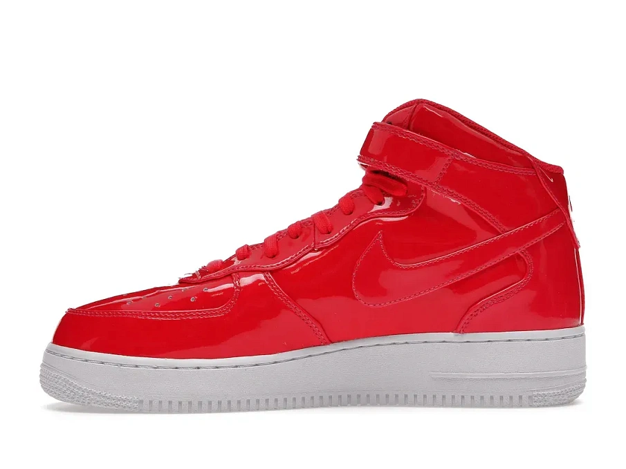 Фото № 3 с приближением к товару «‎Nike Air Force 1 Mid Ultraviolet Siren Red»