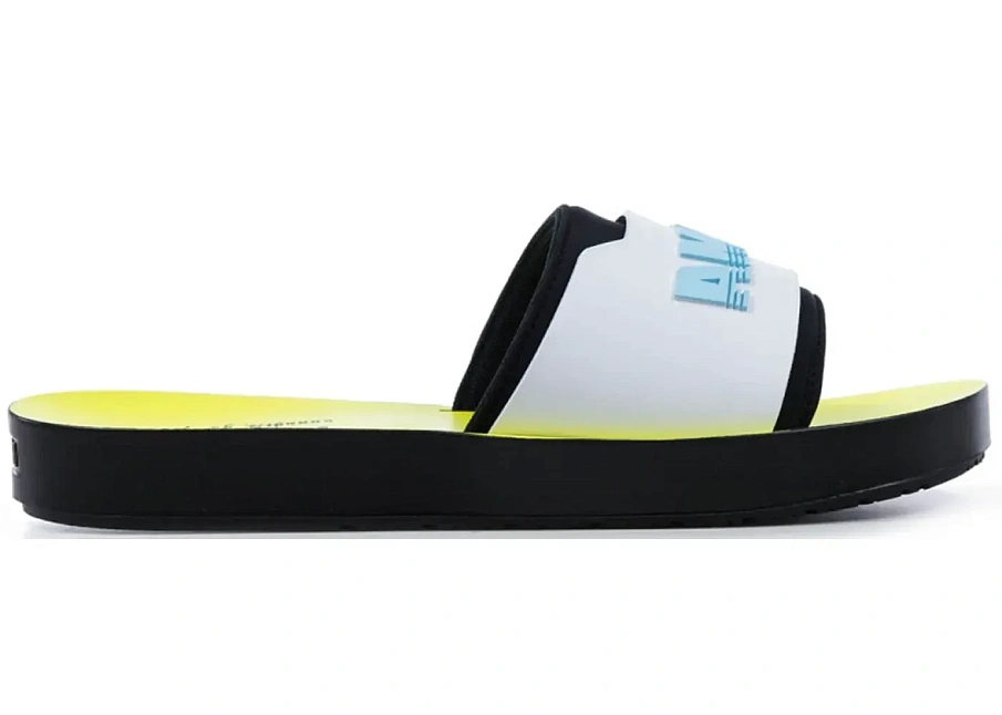Фото № 1 с приближением к товару «‎Puma Surf Slide Rihanna Fenty Black White Yellow »