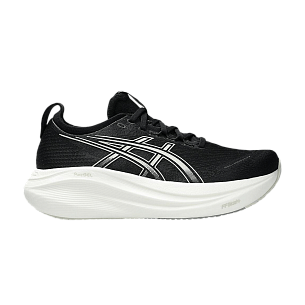 ASICS Women's Gel Nimbus 27 Wide Black Lake Grey