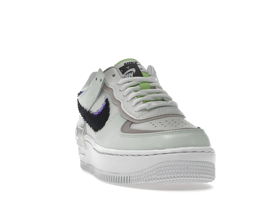 Фото № 2 с приближением к товару «‎Nike Air Force 1 Low Shadow 8 Bit Barely Green »