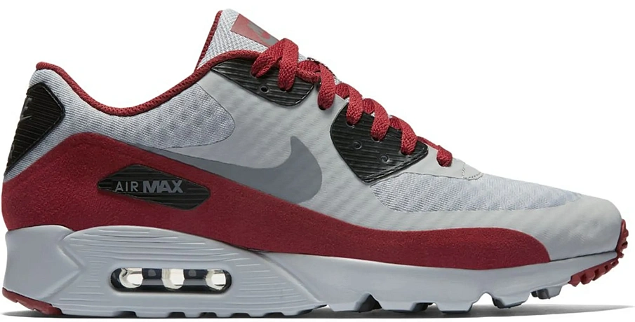 Фото № 1 с приближением к товару «‎Nike Air Max 90 Ultra Wolf Grey Team Red»