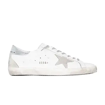 Golden Goose Superstar White Silver - 1