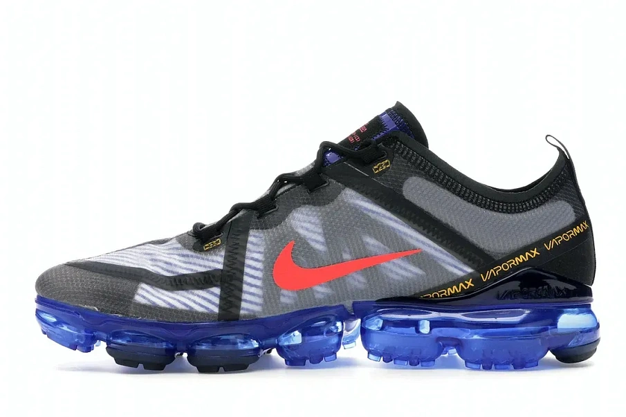 Фото № 3 с приближением к товару «‎Nike Air VaporMax 2019 Black Hyper Blue Bright Crimson»