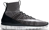 Фото № 1 с приближением к товару «‎Nike Free Flyknit Mercurial Dark Grey»