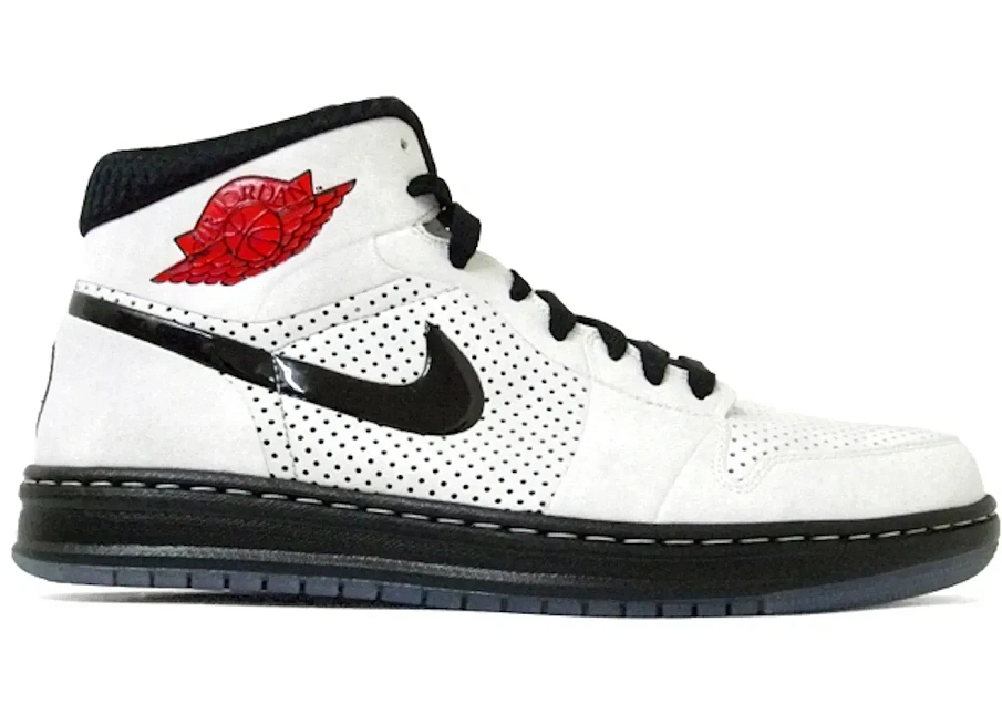 Фото № 1 с приближением к товару «‎Jordan Alpha 1 White Perforated»