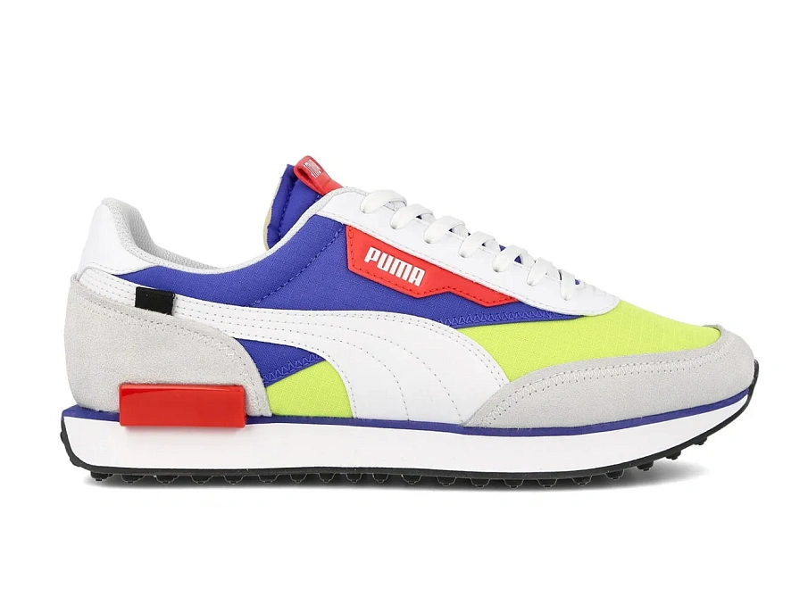 Фото № 1 с приближением к товару «‎Puma Future Rider Play On White Yellow Alert »