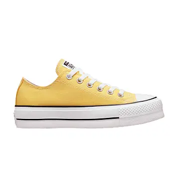 Converse Women's Chuck Taylor All Star Lift Platform Low Butter Yellow - 1