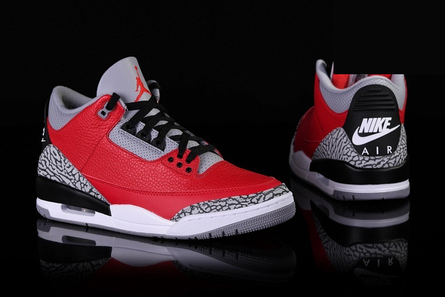 Фото № 4 с приближением к товару «‎Nike Air Jordan 3 Retro SE Red Cement 2020»