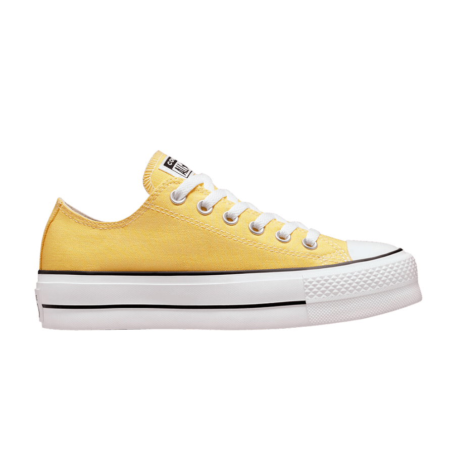 Фото № 1 с приближением к товару «‎Converse Women's Chuck Taylor All Star Lift Platform Low Butter Yellow»