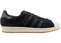 Фото № 1 с приближением к товару «‎adidas Superstar Grey Suede/White-Blue»