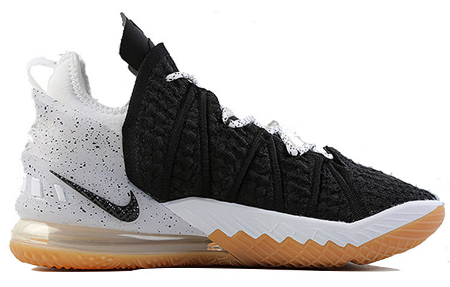 Фото № 2 с приближением к товару «‎Nike Lebron 18 Ep Black White Gum»