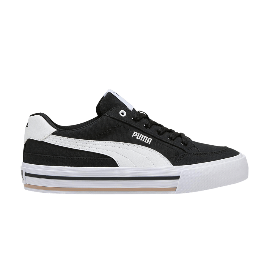 Фото № 1 с приближением к товару «‎Puma Court Classic Vulc FS Black White (396353-03)»