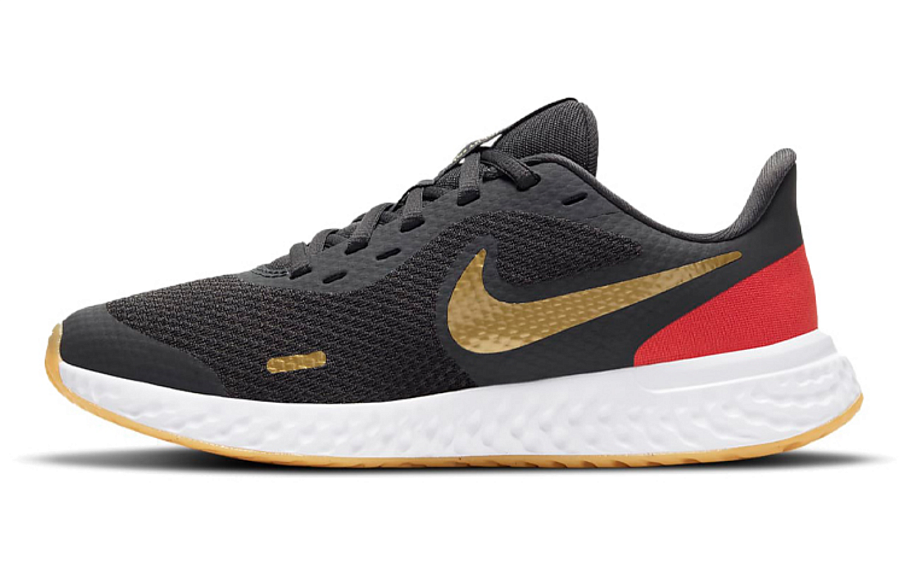Фото № 1 с приближением к товару «‎Nike Revolution 5 (GS) BlackGoldRed»