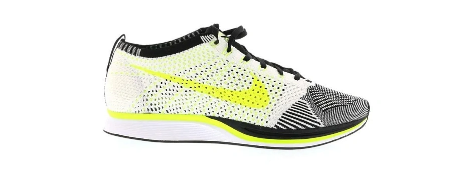 Фото № 1 с приближением к товару «‎Nike Flyknit Racer Sail Volt»