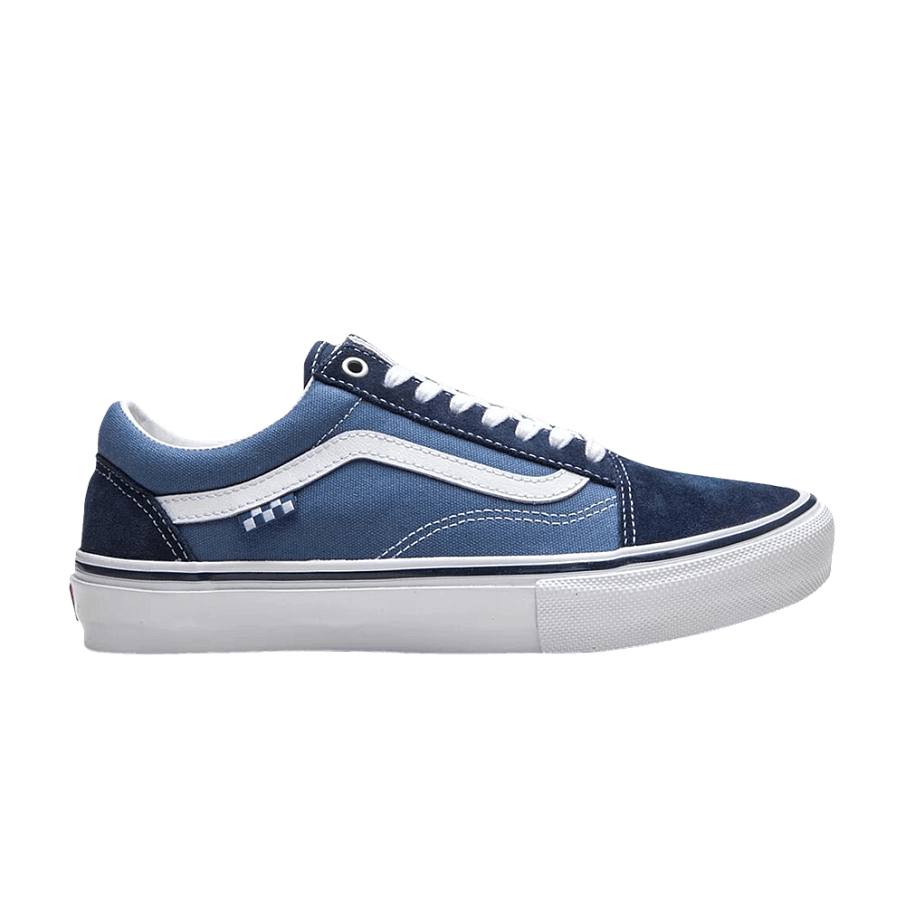 Фото № 1 с приближением к товару «‎Vans Skate Old Skool Navy Checkerboard»