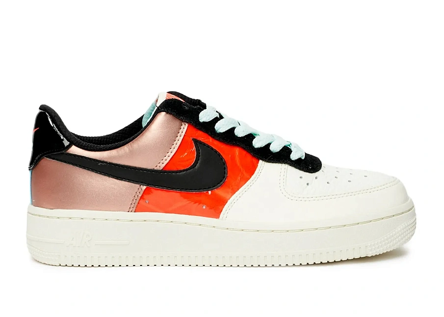 Фото № 1 с приближением к товару «‎Nike Air Force 1 Low Metallic Red Bronze Black Teal Tint »