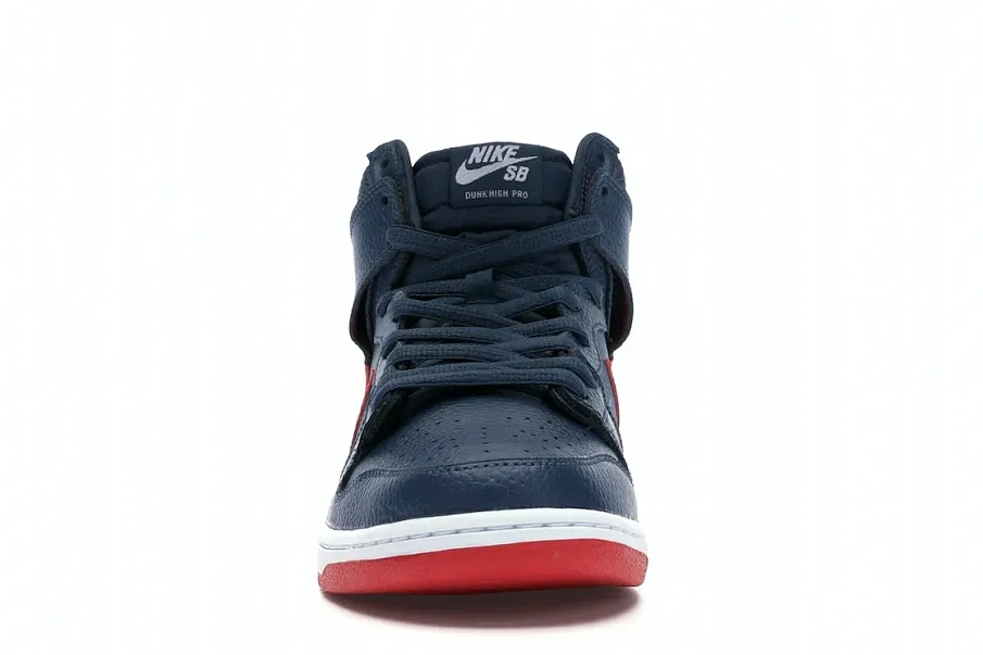 Фото № 2 с приближением к товару «‎Nike SB Dunk High Squadron Blue University Red»