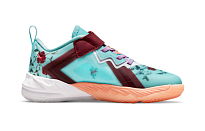 Фото № 2 с приближением к товару «‎(BP) Nike LeBron 18 Low "Floral" Basketball Shoes BlueRed»