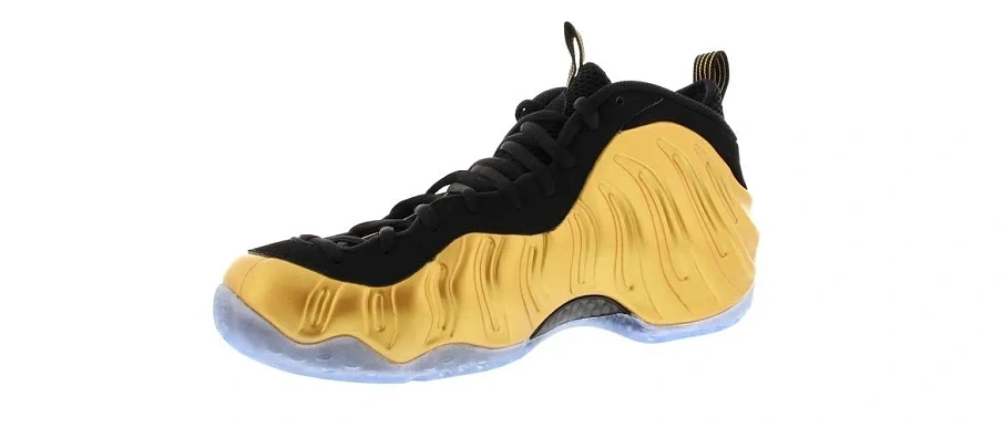 Фото № 2 с приближением к товару «‎Nike Air Foamposite One Metallic Gold»