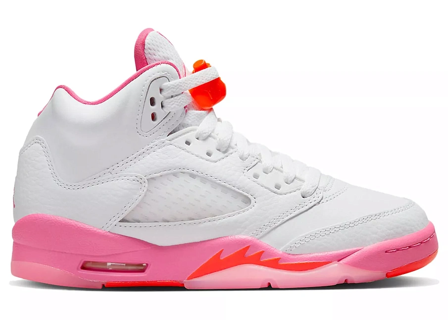 Фото № 1 с приближением к товару «‎Jordan 5 Retro WNBA Pinksicle Safety Orange »