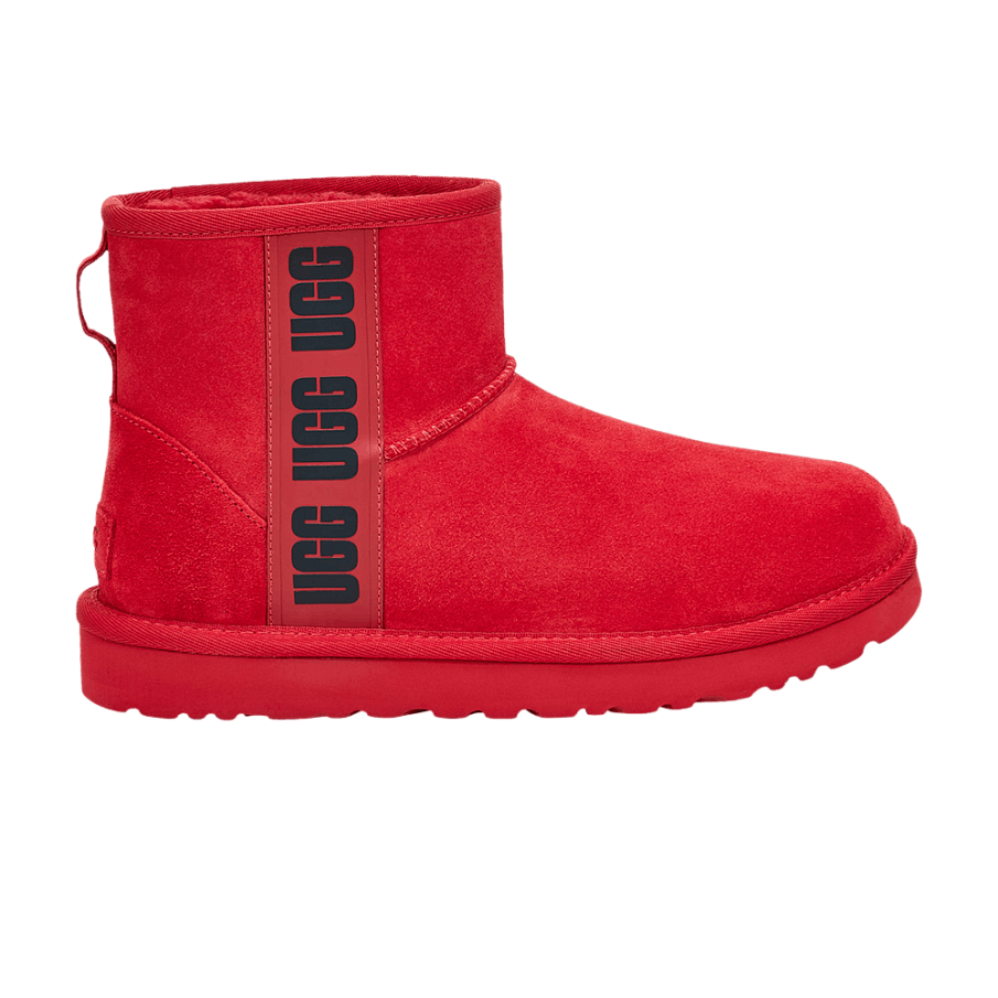 Фото № 1 с приближением к товару «‎UGG Women's Classic Mini Side Logo - Samba Red»