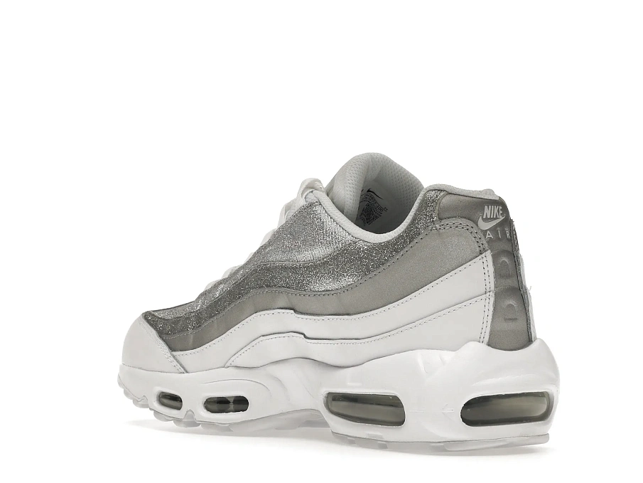 Фото № 5 с приближением к товару «‎Nike Air Max 95 White Metallic Silver »