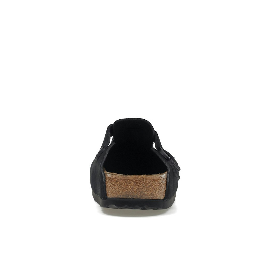 Фото № 4 с приближением к товару «‎Birkenstock Boston Soft Footbed Suede Black»