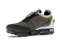 Фото № 2 с приближением к товару «‎Nike Air VaporMax 2020 Flyknit Black Barely Volt »