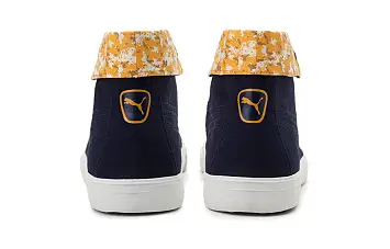 Puma Wmns Rap Mid Graphic Lace Idp BlueWhite - 7