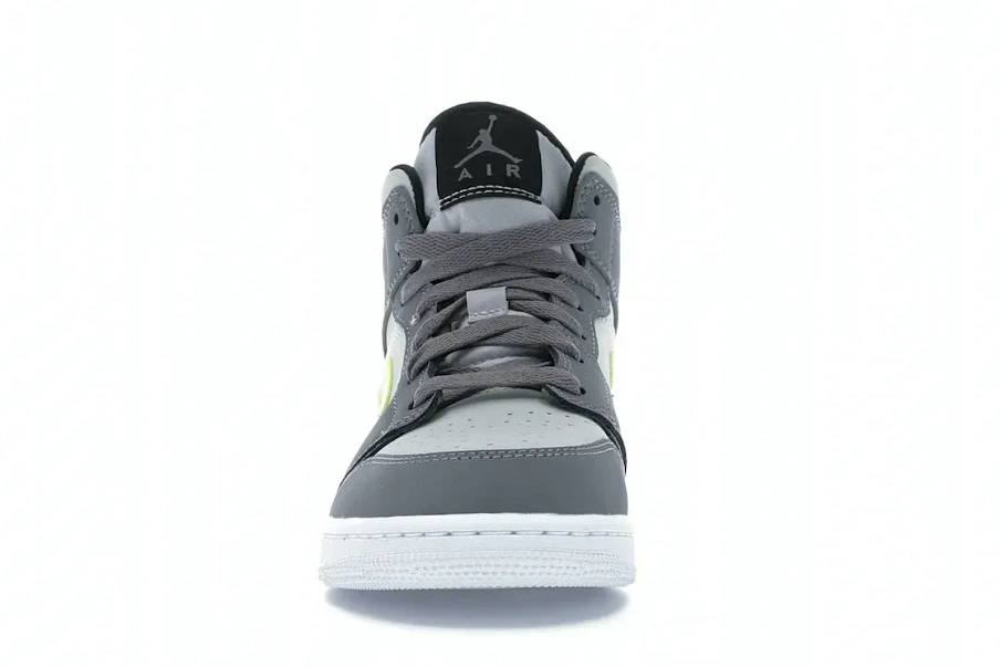 Фото № 2 с приближением к товару «‎Jordan 1 Mid Gunsmoke Volt »