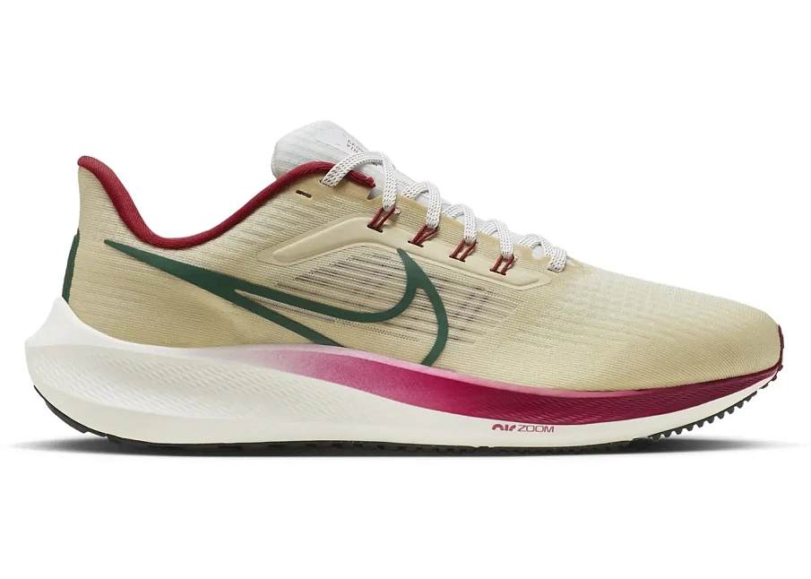 Фото № 1 с приближением к товару «‎Nike Air Zoom Pegasus 39 Rattan Gorge Green Team Red»