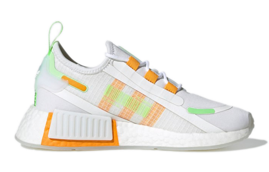 Фото № 2 с приближением к товару «‎adidas originals NMDR1 Spectoo J Sneakers WhiteOrange»